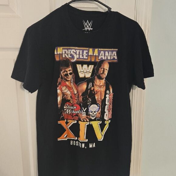 WWE WrestleMania XIV Black Graphic Tee - Picture 1 of 5